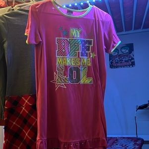 Pink BFF Night Gown for Kids